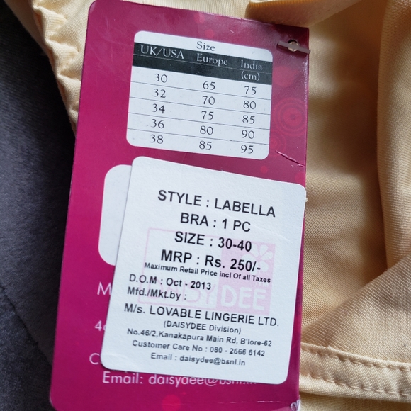 Daisy dee labella women's salwar kameez bra 30-40 - Picture 6 of 8